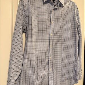 Nordstrom Men's Light Blue Plaid Shirt
